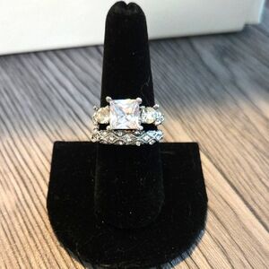 Engagement and Wedding Ring Set
